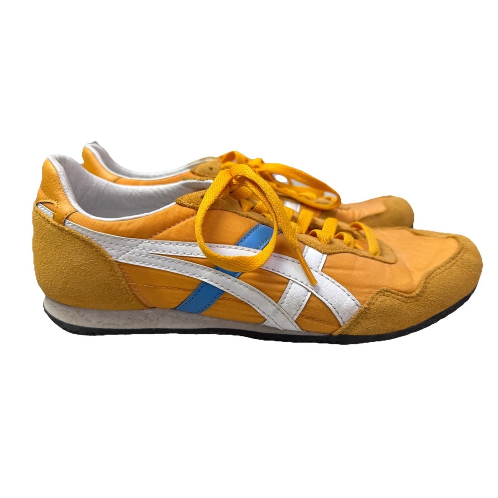 Used Onitsuka Tiger Stripes Blue Yellow Men's 8 sneakers 3g